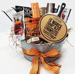 craft chocolate and candy bars in tin bucket